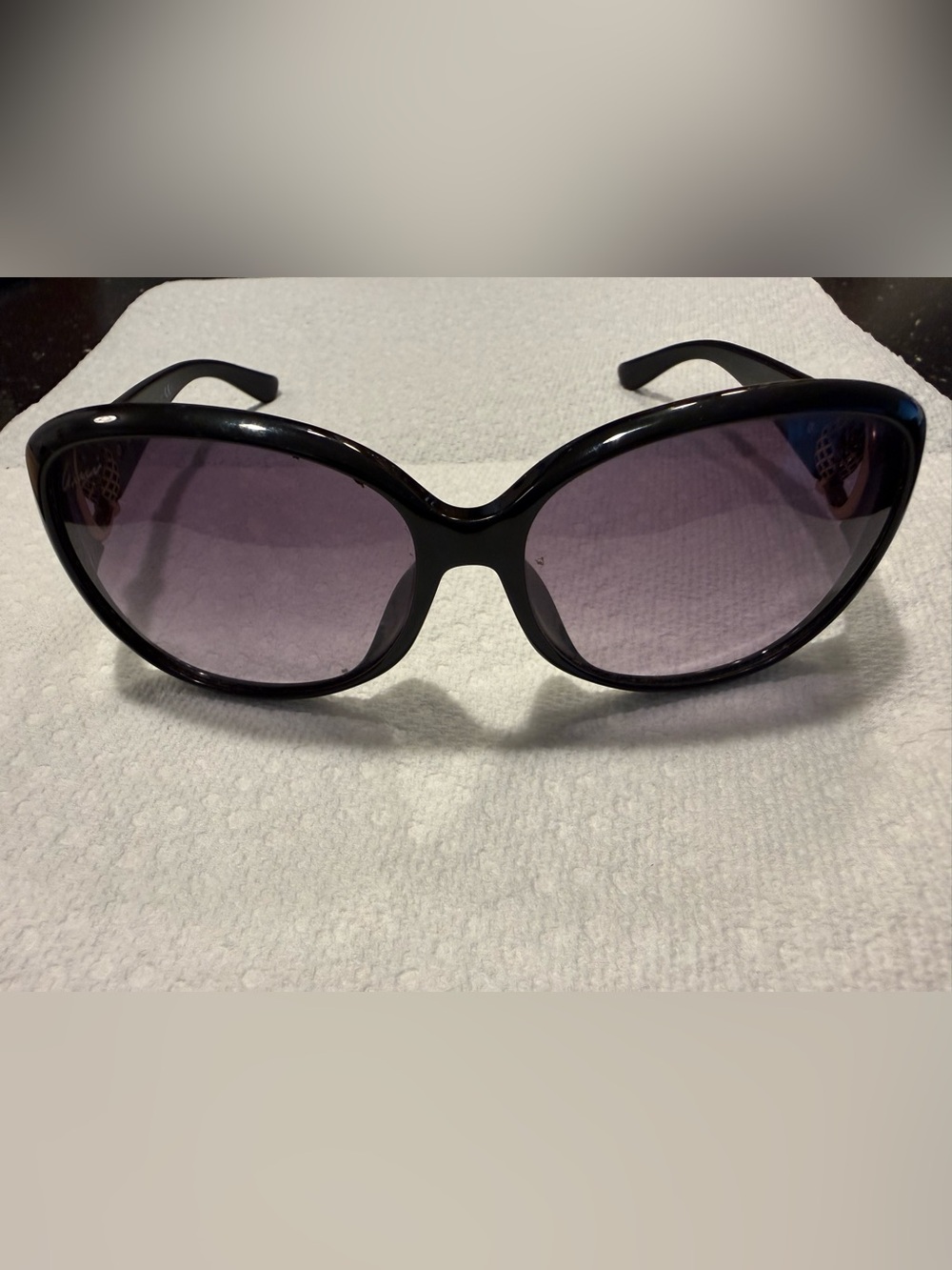 Vintage Gucci Horsebit Optyl Sunglasses Black Made in Italy - Picture 8 of 9
